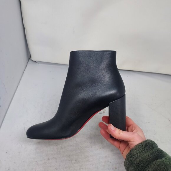 Christian Louboutin Black Ziptotal Black Ankle Boot - Picture 13 of 13